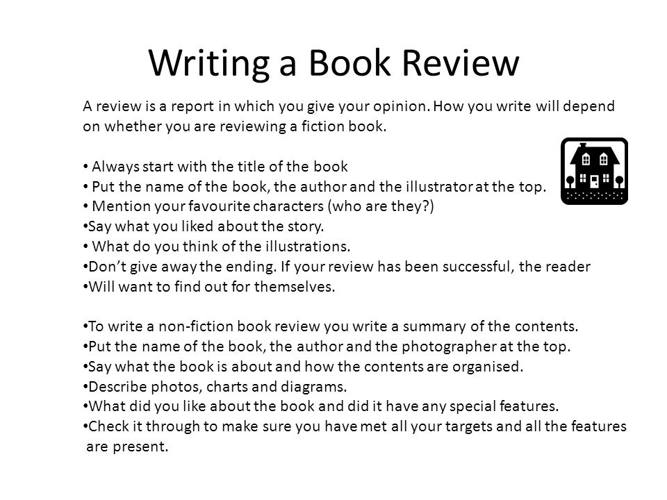 How do I write a book review?
